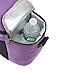 HemingWeigh Reusable Insulated Lunch Box - Durable Lunch Bag Cooler w/Spacious Storage Compartments - Includes 3 Food Storage Containers & Ice Pack (Eggplant)