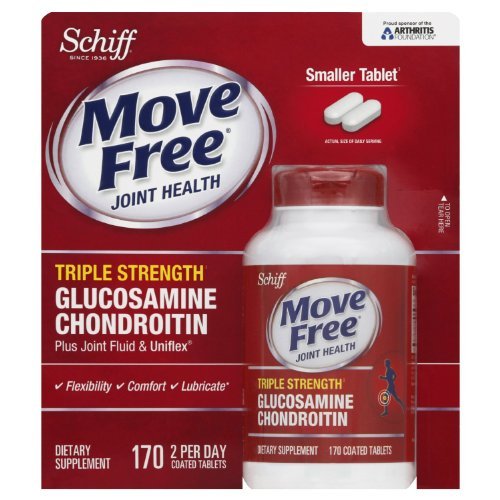 Schiff Move Free Advanced Total Joint Health dietary supplement, 160-coated tablets by Schiff Move Free