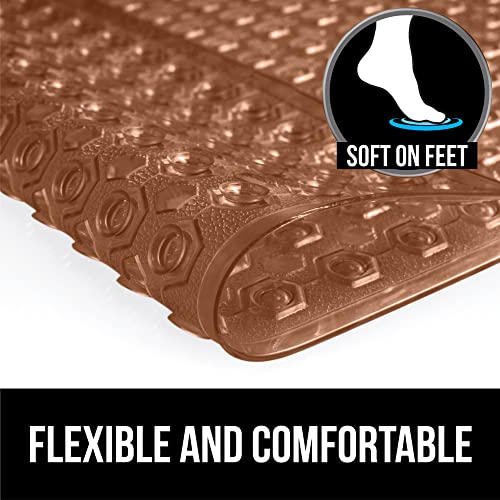 Gorilla Grip Patented Shower Stall Mat, 21x21, Machine Washable, Square