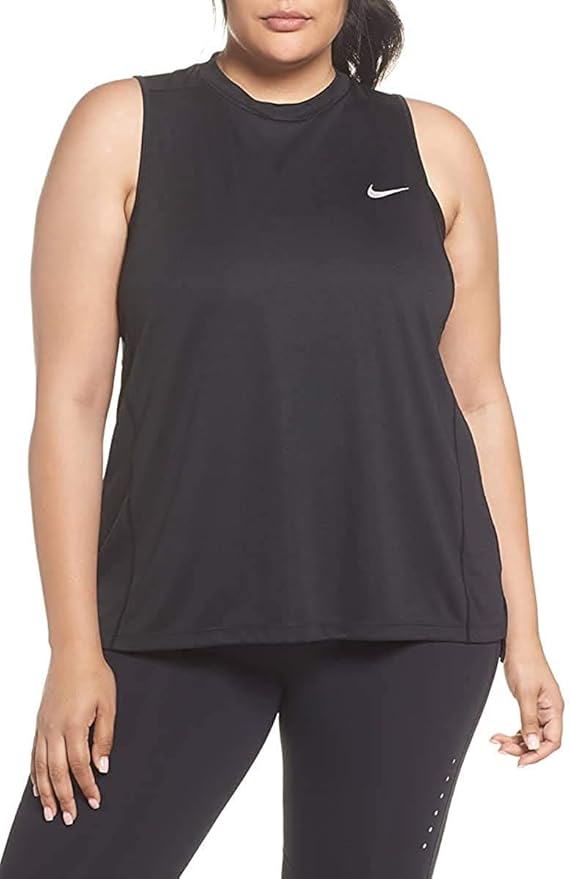 Nike Womens Plus Yoga Fitness Tank Top Black 3X Clothing