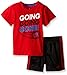 adidas Baby Boys' Tee and Active Short Set, Vivid Red Heather, 24 Months