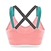 HeartFor Racerback Sports Bras for Women - Padded High Impact Workout,Pack of 2