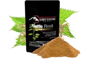 Lost Empire Herbs Stinging Nettle Root (Urtica Dioica) 10:1 Full-Spectrum Water Extract Powder Supplement for Men, Urinary Function (75 Grams)