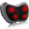 Papillon Back Massager with Heat,Shiatsu Back and Neck Massager with Deep Tissue Kneading,Electric Back Massage Pillow…