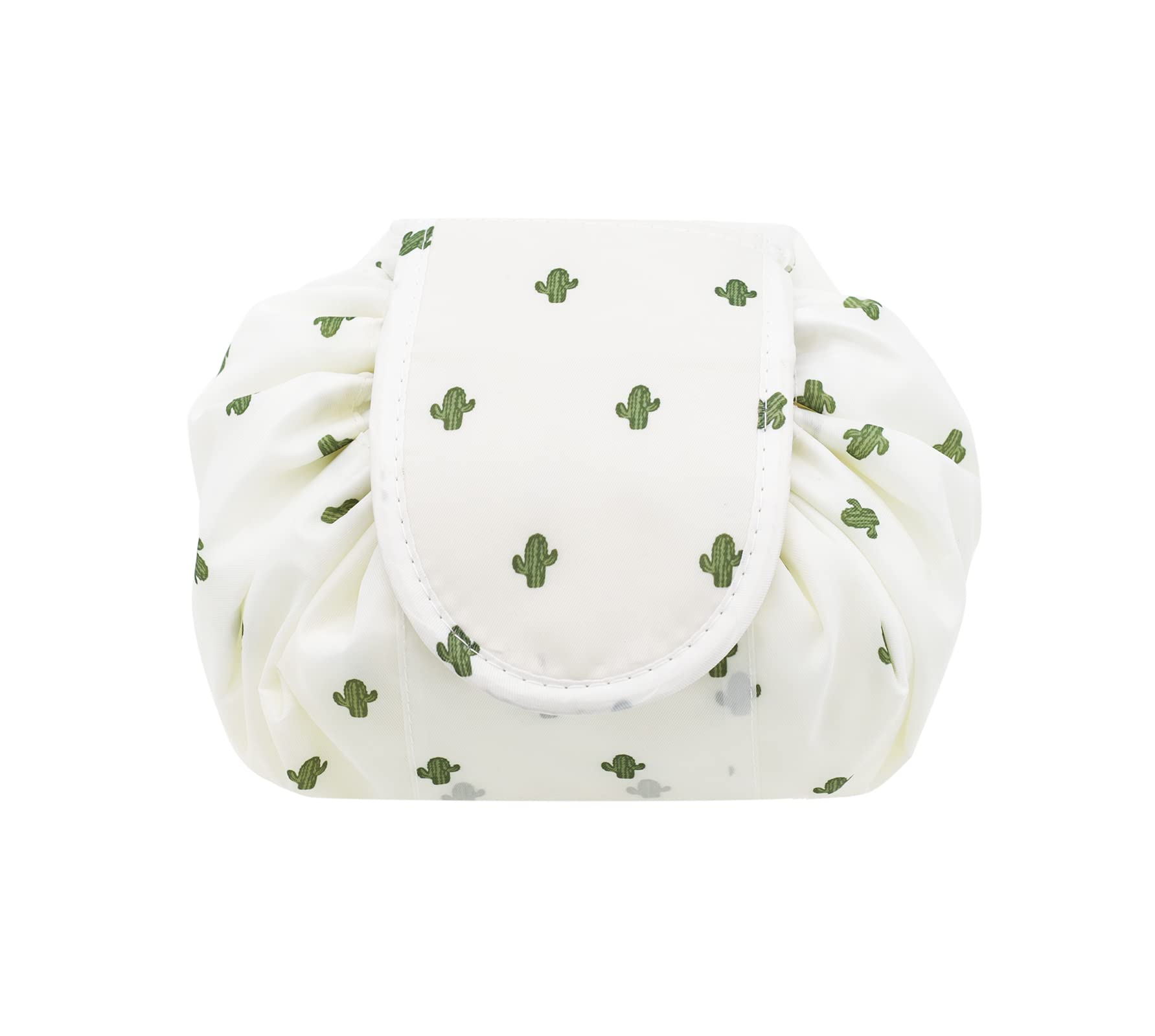 ONEGenug Lazy Drawstring Makeup Bag, Large Cosmetic Bag, One-Step Toiletry Organizer, Cosmetic Pouch