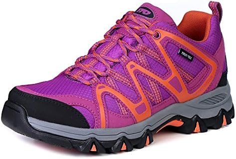 The First Outdoor Women Waterproof Breathable Climbing Walking Hiking Shoes Sneaker, US 8