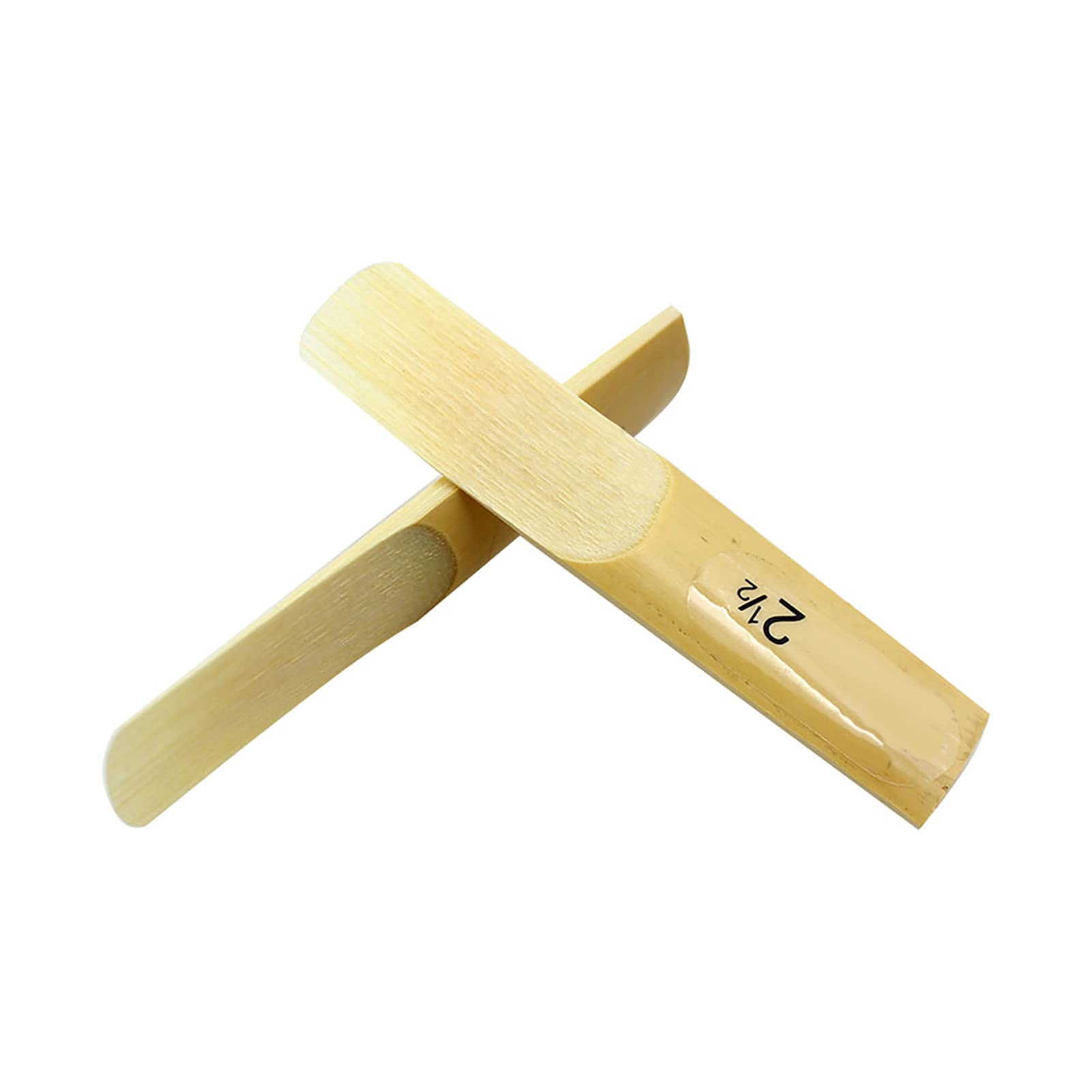 Drfeify Saxophone Reeds,10Pcs Bamboo Force Reeds 2.5 for Alto Saxophone Accessories Replacement