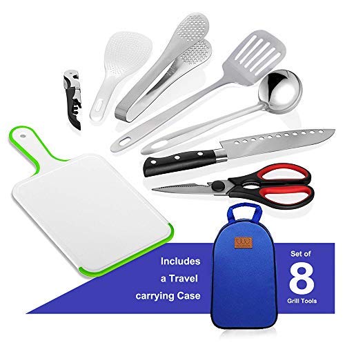 Camp Kitchen Utensil Organizer Travel Set Portable BBQ Camping Cookware