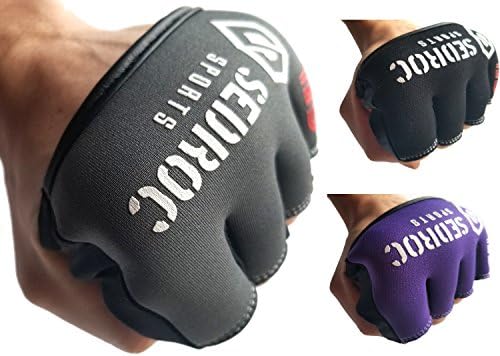 Sedroc Sports Boxing Gel Fist Guards Slip on Knuckle Shields