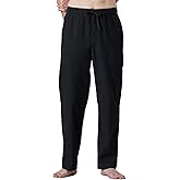 LAPASA Men's Pajama Pants Cotton Flannel Plaid Lounge Fleece Warm Sleepwear Pants PJ Bottoms Drawstring and Pockets M39/M128