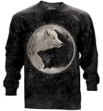The Mountain Ying Yang Wolves Long Sleeve T-Shirt