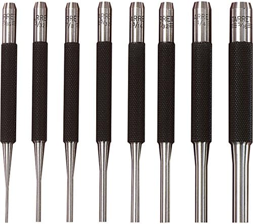 Elite Choice Starrett S565 Piece Pin Punch Set 8 Piece [Multi Set] - Min 3yr Warranty