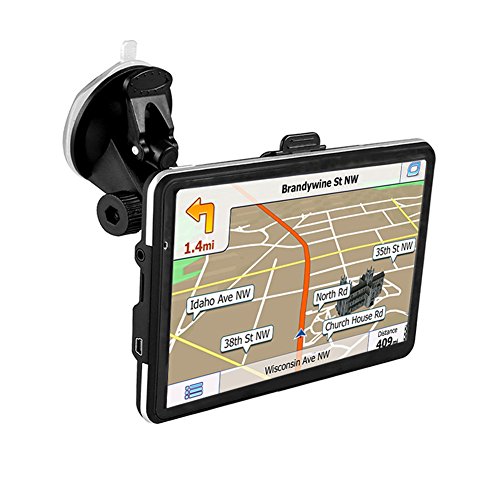 GPS Navigator,7 GPS Navigator with Free Lifetime Maps,800x480 Touch Screen GPS Navigation Stereo System with 8GB Memory for Car,Advanced Lane Guidance and Spoken Turn-By-Turn Directions (Black GPS) GPS Navigator,7" GPS Navigator with Free Lifetime Maps,800x480 Touch Screen GPS Navigation Stereo System with 8GB Memory for Car,Advanced Lane Guidance and Spoken Turn-By-Turn Directions (Black GPS)