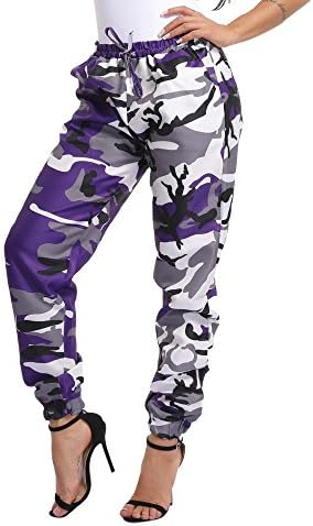 YKARITIANNA Women Camouflage Leggings, Joggers Sports Camo Cargo Pants Outdoor Casual Trousers