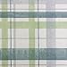 EVERYDAY LUXURIES Lexington Plaid Stain Resistant and Spill Proof with Flannel Backing Vinyl Tablecloth for Spring/Summer/Party/Picnic, Blue, 60