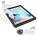 Poetic Rugged Protective Silicone Case Corner/Bumper Protection Grip Sound-Amplification Bottom Air Vents with Apple Pencil Holder for iPad Pro 12.9, Black