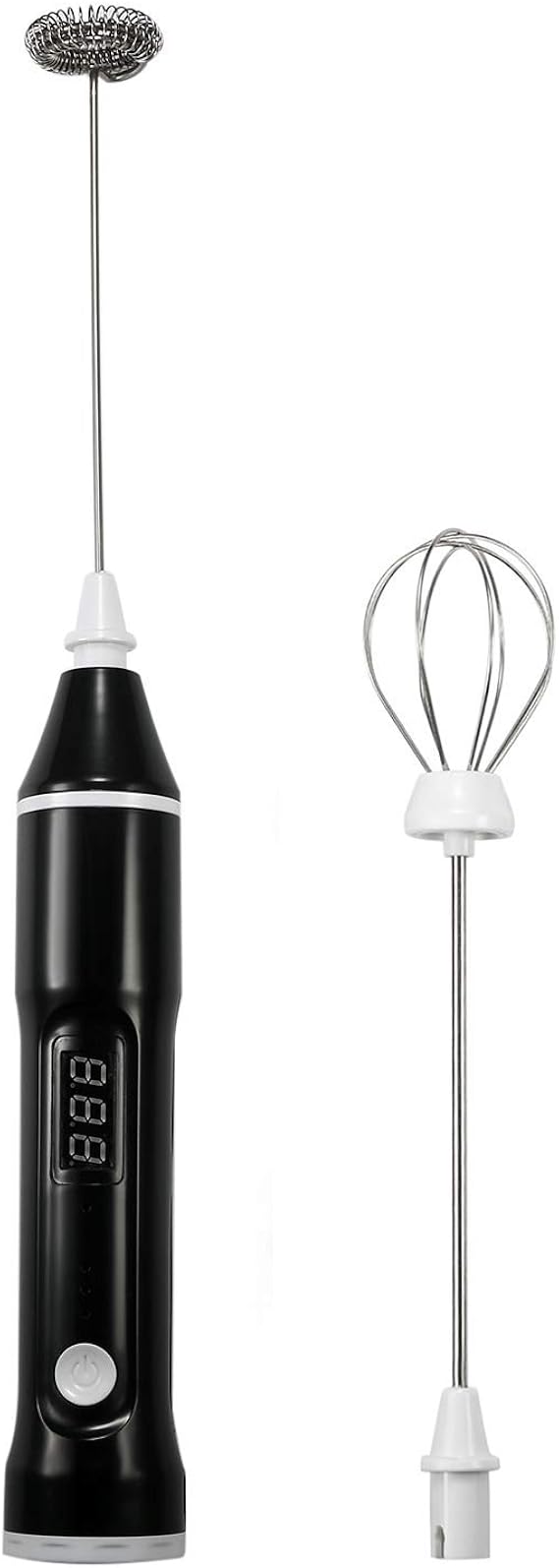 NMQLX Milk frother, USB charging 3speed adjustable handheld electric