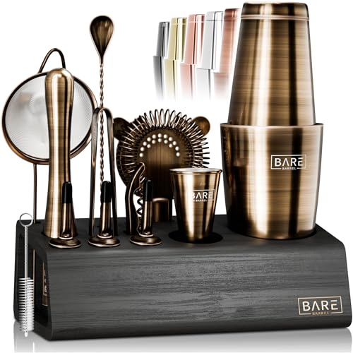 BARE BARREL® Mixology Bartender Kit Bar Set