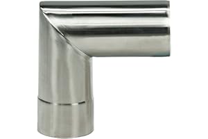 SoloWilder Stove Pipe 2.36 inch 90 Degree Stainless Steel Chimney for Camping Tent Stove Smoke Exhaust