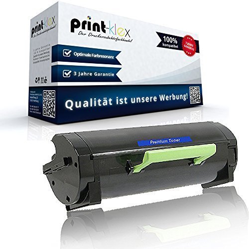 Print-Klex Compatible XL Compatible Toner Cartridge for Approximately 5.000 Pages for Lexmark MS 310 D MS 310 DN MS 410 D MS 410 dn MS 510 dn MS 610 de MS 610 dn MS 610 dte 50F2 H00 502 Hours 50F