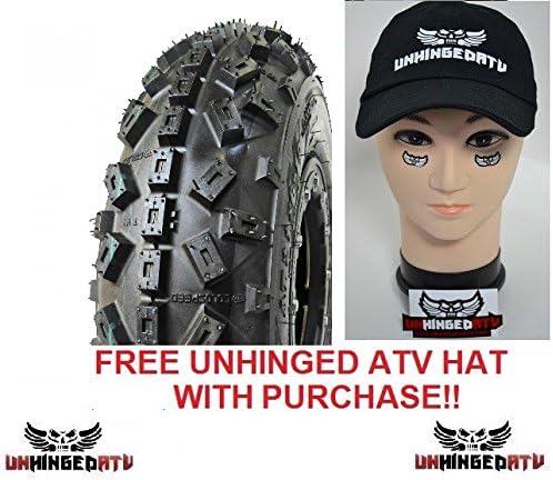 Pair of Goldspeed SX-F (blue) 20x6-10 Race Tires and Free Unhinged ATV Hat!