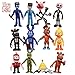 Max Fun Set of 12 pcs Five Nights at Freddy's Action Figures Toys Dolls Xmas Gifts Cake Toppers, 4 inches