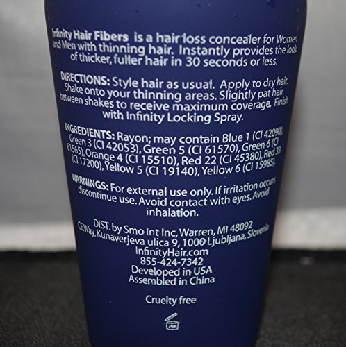 Hair Loss Concealer Fibers 0.98oz/28g Black