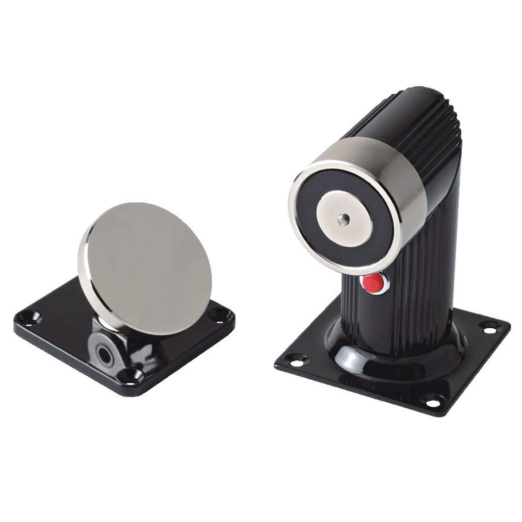 UHPPOTE Electromagnetic Door Holder Fire Smoke Proof Magnetic Suck with Release Button - Floor Mount