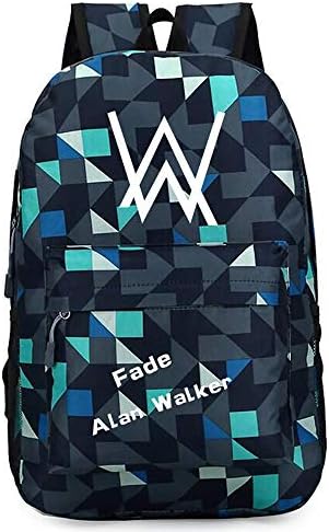 StMandy Marshmello Alan Walker High Capacity Rucksack School Backpack Bookbag