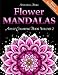 Flower Mandalas Adult Coloring Book Volume 2: Black Background by 