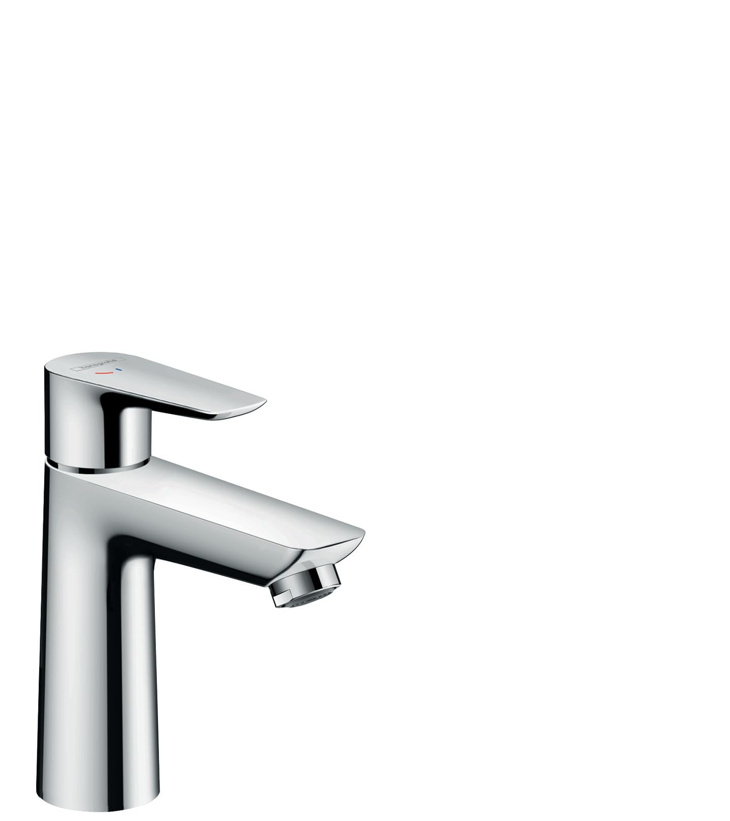 hansgrohe Talis E basin mixer tap 110 with CoolStart energy saving function and pop up waste, chrome 71713000