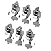 1set 6L Lock Tuning Pegs Tuners Machine Heads Chrome High Qulity (A1653)