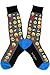 Foot Traffic, Men's Wacky Novelty Socks, Emoji (Shoe Sizes 7-12)