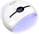 NAILGIRLS 48W UV LED Nail Lamp Gel Polish Curing Dryer 3 Timers Smart Sensor view 1
