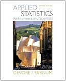Applied Statistics for Engineers and Scientists (with CD-ROM) cover