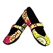Nufoot Betsy Lou Women's Shoes, Foldable & Flexible Flats, Slipper Socks, Travel Slippers & Exercise Shoes, Dance Shoes, Yoga Socks, House Shoes, Indoor Slippers, Pink Baroque, Large