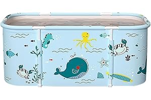 Portable Bathtub Foldable Bathtub Folding Freestanding Bathtub Spa Bath SPA Tub Soaking for Adults Collapsible Tub for Bathro