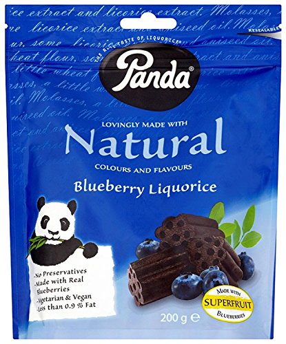 Panda Blueberry liquorice - in bag 12x 200g (6412500071987)