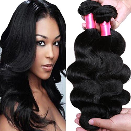 Cranberry Hair Brazilian Virgin Hair Body Wave 3 Bundles 100% Unprocessed Human Hair Extention Nature Black Color 100G/Bundle(12" 14" 16")