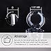 Eudemon 6 Pack Suit for Small Gas Knob,Safety Children Kitchen Stove Knob Covers & 12 Pack US Type Socket Plug Cover (6 Pack, Grey 1.57