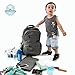 AWEHIRU Baby Diaper Bag Backpack - Multi-Function Organizer with Stroller Straps, Large Changing Pad and Insulated Pockets, Grey - Free Storage Bag Included