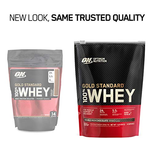 Optimum Nutrition Gold Standard 100 Whey Protein Powder, Double Rich