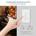Smart Dimmer Switch for LED Lights - NTONPOWER 2.4Ghz WiFi Light Switch, Compatible with Alexa, Google Assistant/IFTTT, Remote Control, Schedule, Single Pole, Neutral Wire Required, No Hub (1 Pack)