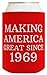 Birthday Favors for 50th Birthday Making America Great Since 1975 2 Pack Can Drink Coolers Red