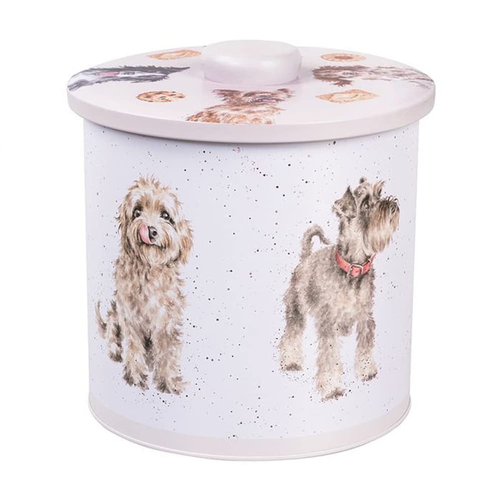 Wrendale Designs by Hannah Dale - A Dog’s Life Biscuit Barrel - 160mm x 155mm