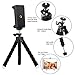 LXZDL iPhone Tripod Phone Tripod, Mini Cell Phone Tripod Camera Stand Holder and Universal Clip for iPhone Stand with Bluetooth Remote and Universal Phone Mount for iOS Android Smartphone Video Tripod