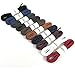 YFINE 2 Pair Cotton Waterproof Flat Waxed Shoelaces for Leather Boots Dress Shoes Laces Black 47.24