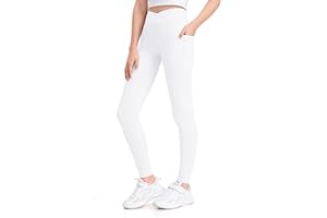KEREDA Girls Athletic Leggings V Cross Yoga Pants Teen Girls with Pocket for Workout,Gym,Running,Dance