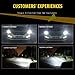 9006/HB4 LED Headlight Bulbs 72W 7600Lm 6000K Cool White for Fog Lights Low Beam Headlight Bulb Replacement, All-in-One LED Conversion Kit Replacement Plug & Play