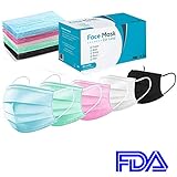 Surgical Face Mask - Disposable Masks for Medical Procedure, Dust Mask, Flu Protection, Allergy and Pollen
